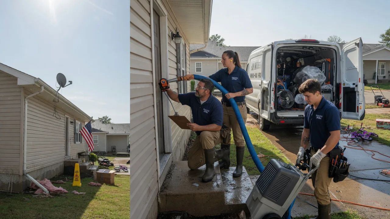 Ceiling Water Damage Restoration in Ollie, IA near me